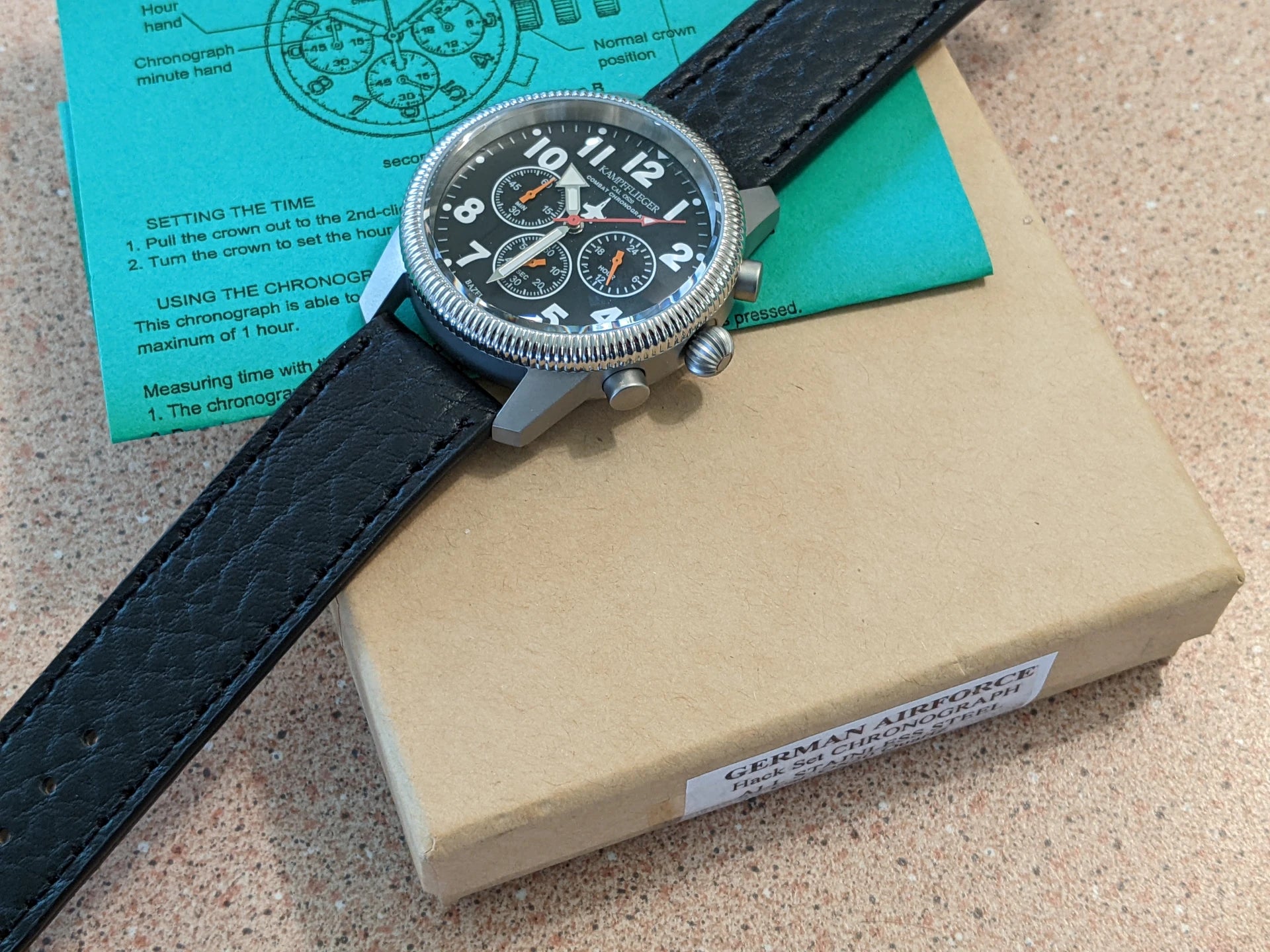 IWC B-Uhr Luftwaffe 1940's Ref. 431 Military Pilot Watch WWII 55mm Collector's Condition Mint IWC B-Uhr Luftwaffe 1940's Ref. 431 Military Pilot Watch WWII 55mm Collector's Condition Mint