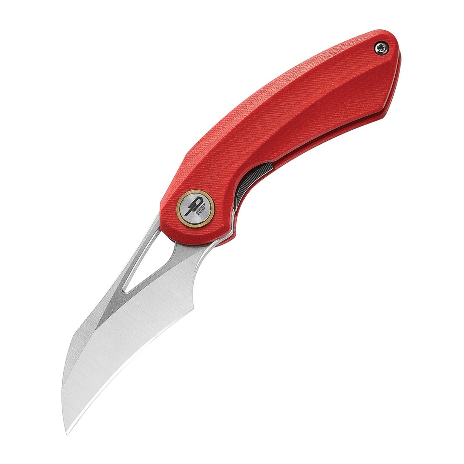 Bestech Knives Bihai BG53C-1 14C28N Liner Lock Folding Knife - 14C28N, G10, Red product photo