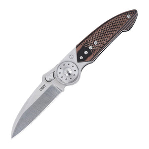 CRKT Walker Blade Lock 4200 Folding Knife, 14C28N Sheepsfoot - 14C28N, Sheepsfoot, Stainless Steel w/G-10 Overlay product