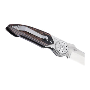 CRKT Walker Blade Lock 4200 Folding Knife, 14C28N Sheepsfoot - 14C28N, Sheepsfoot, Stainless Steel w/G-10 Overlay product