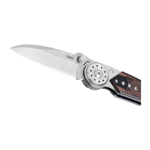 CRKT Walker Blade Lock 4200 Folding Knife, 14C28N Sheepsfoot - 14C28N, Sheepsfoot, Stainless Steel w/G-10 Overlay product