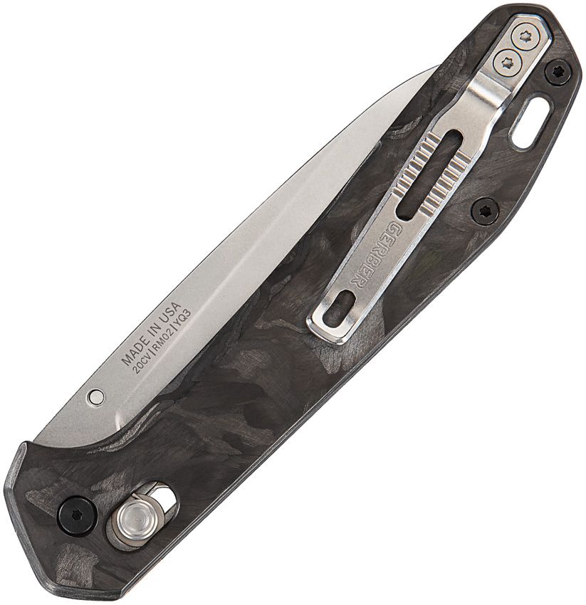 Gerber Savvy Pivot Lock Carbon Fiber Folding Knife | 3.5" CPM 20CV Wharncliffe | G1846