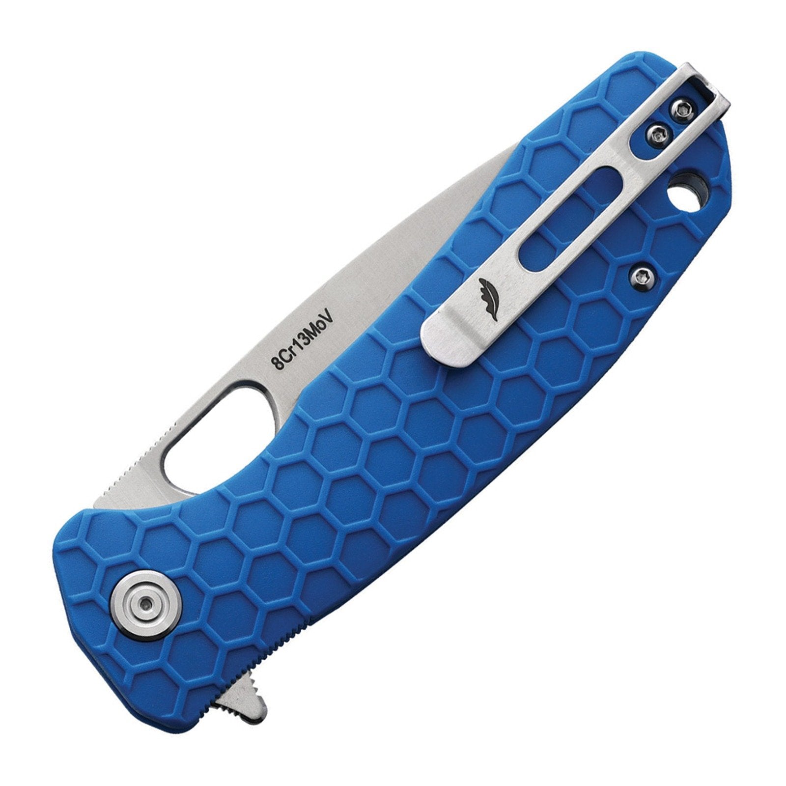 Honey Badger Knives Large Drop Point Flipper Liner Lock Knife - 8Cr13MoV, Drop Point, FRN (Fiber Reinforced Nylon) product