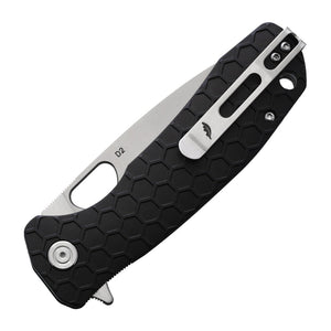 Honey Badger Knives Large Drop Point Flipper D2 Folding Knife - D2, Drop Point, FRN (Fiber Reinforced Nylon) product view 2