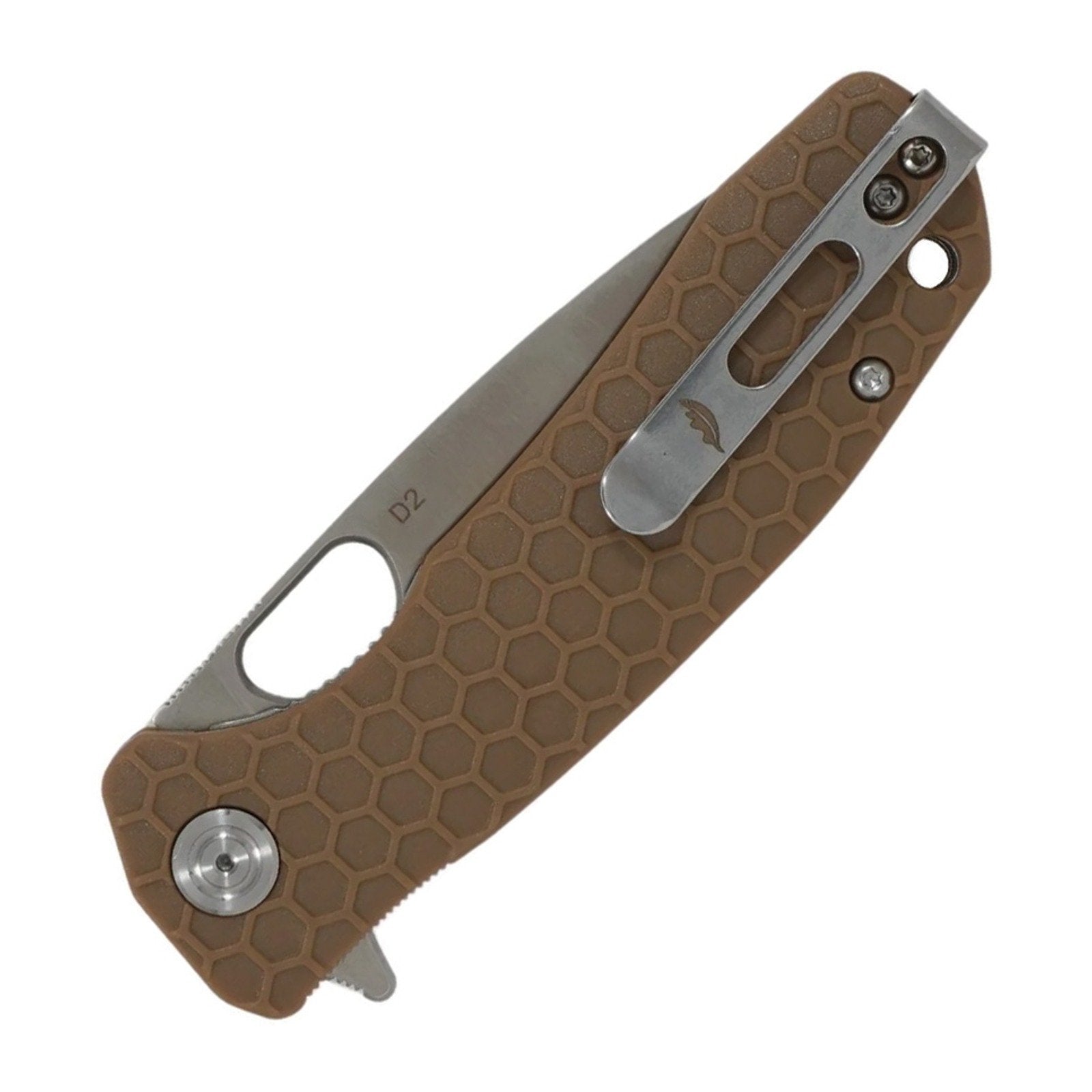 Honey Badger Knives Large D2 Drop Point Flipper Knife - D2, Drop Point, FRN (Fiber Reinforced Nylon) product view 2