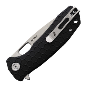 Honey Badger Knives Medium HB1011 8Cr13MoV Flipper Folding Knife - 8Cr13MoV, Drop Point, FRN (Fiber Reinforced Nylon) product
