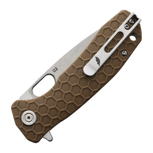 Honey Badger Knives Medium Drop Point D2 Flipper Knife - D2, Drop Point, FRN (Fiber Reinforced Nylon) product view 2