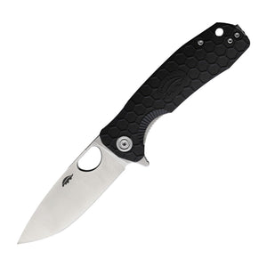 Honey Badger Knives Medium Drop Point D2 Flipper Knife - D2, Drop Point, FRN (Fiber Reinforced Nylon) product photo