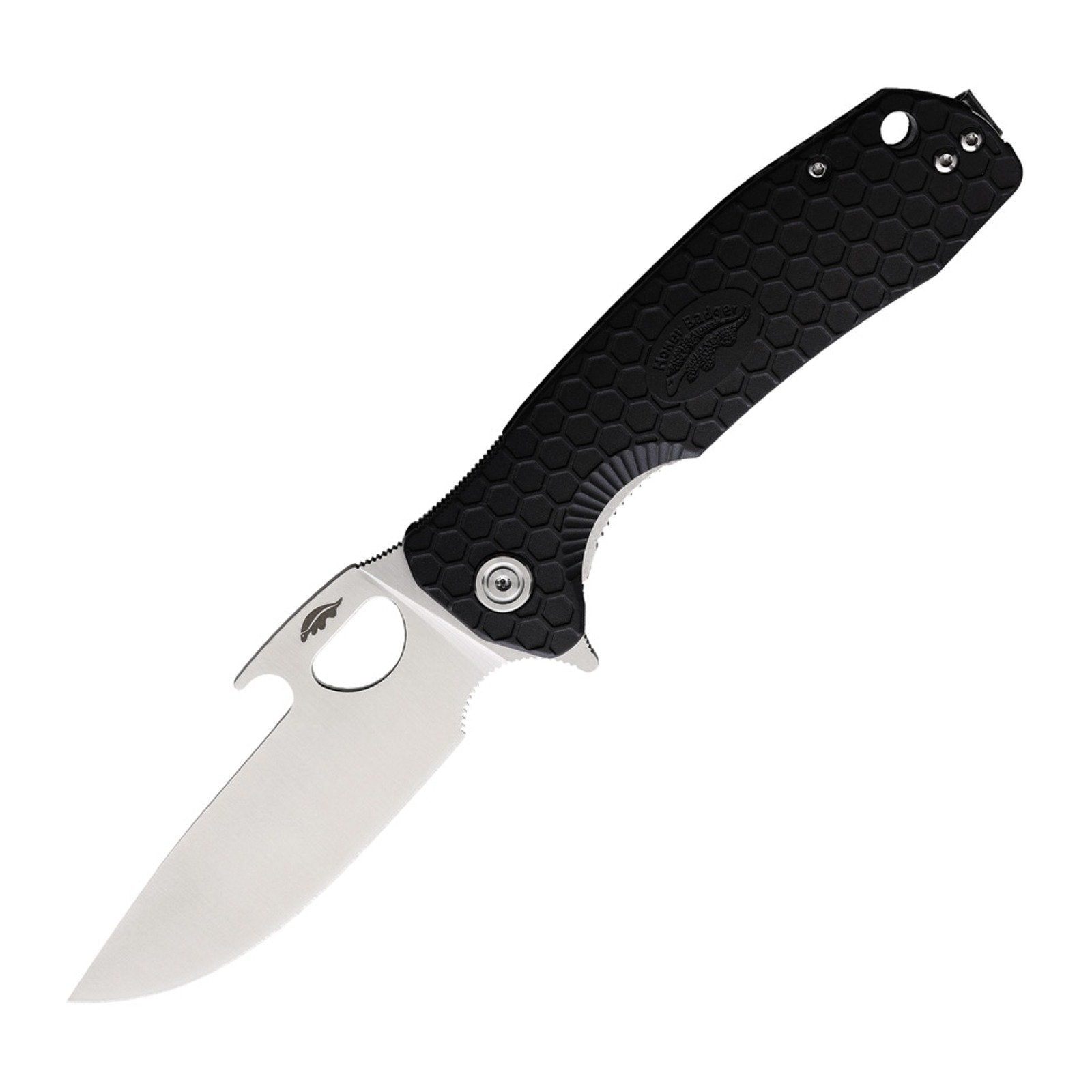 Honey Badger Knives Large Opener HB1051 Folding Knife - 8Cr13MoV, Opener, FRN (Fiber Reinforced Nylon) product photo