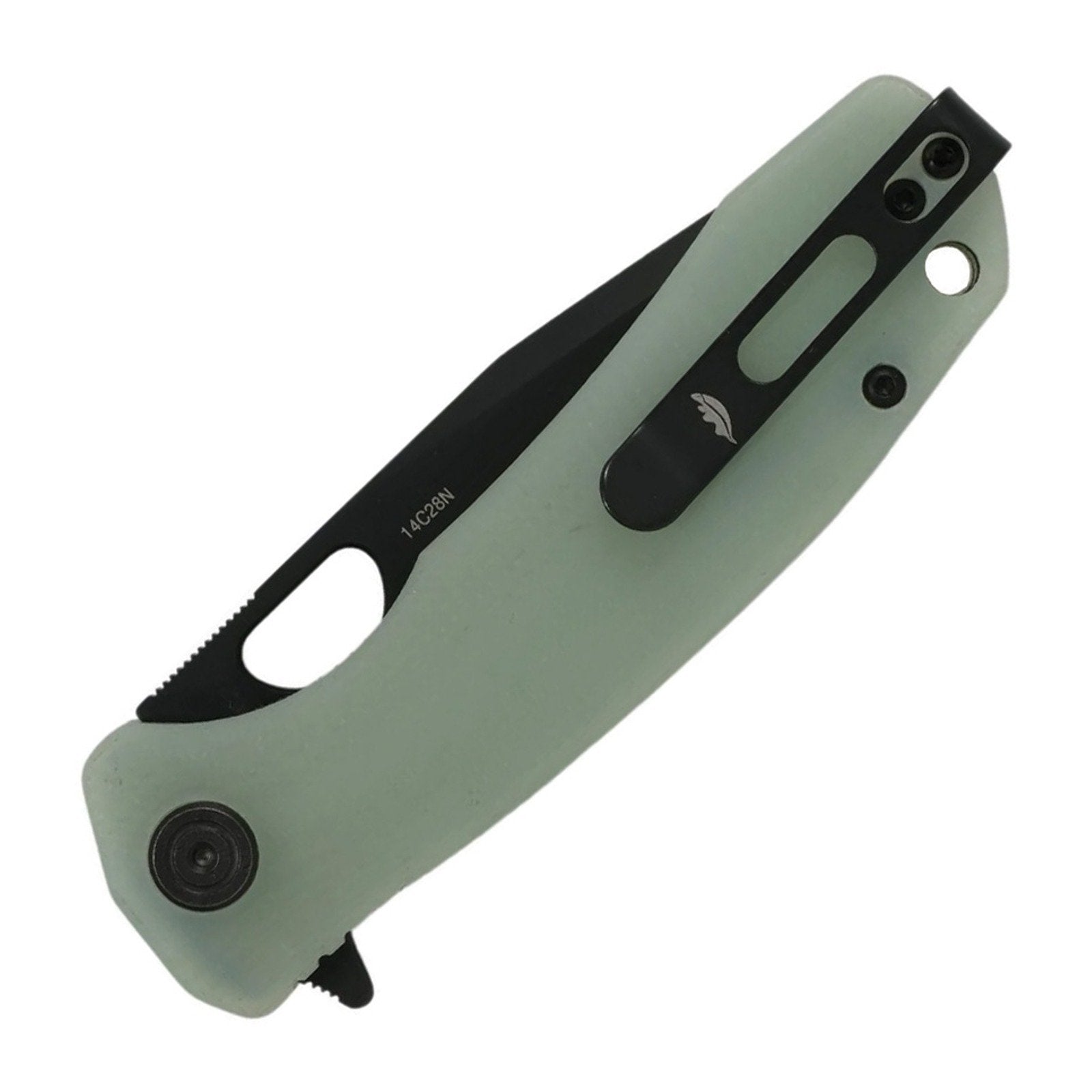 Honey Badger Knives Medium Tanto HB1277 14C28N Folding Knife - 14C28N, Tanto, G10 product view 2
