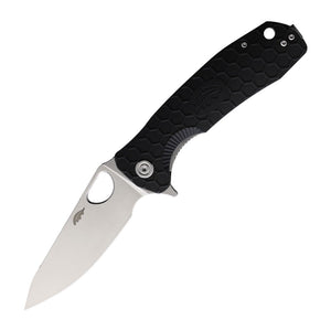 Honey Badger Knives Large Leaf HB1288 8Cr13MoV Folding Knife - 8Cr13MoV, Leaf, FRN (Fiber Reinforced Nylon) product photo