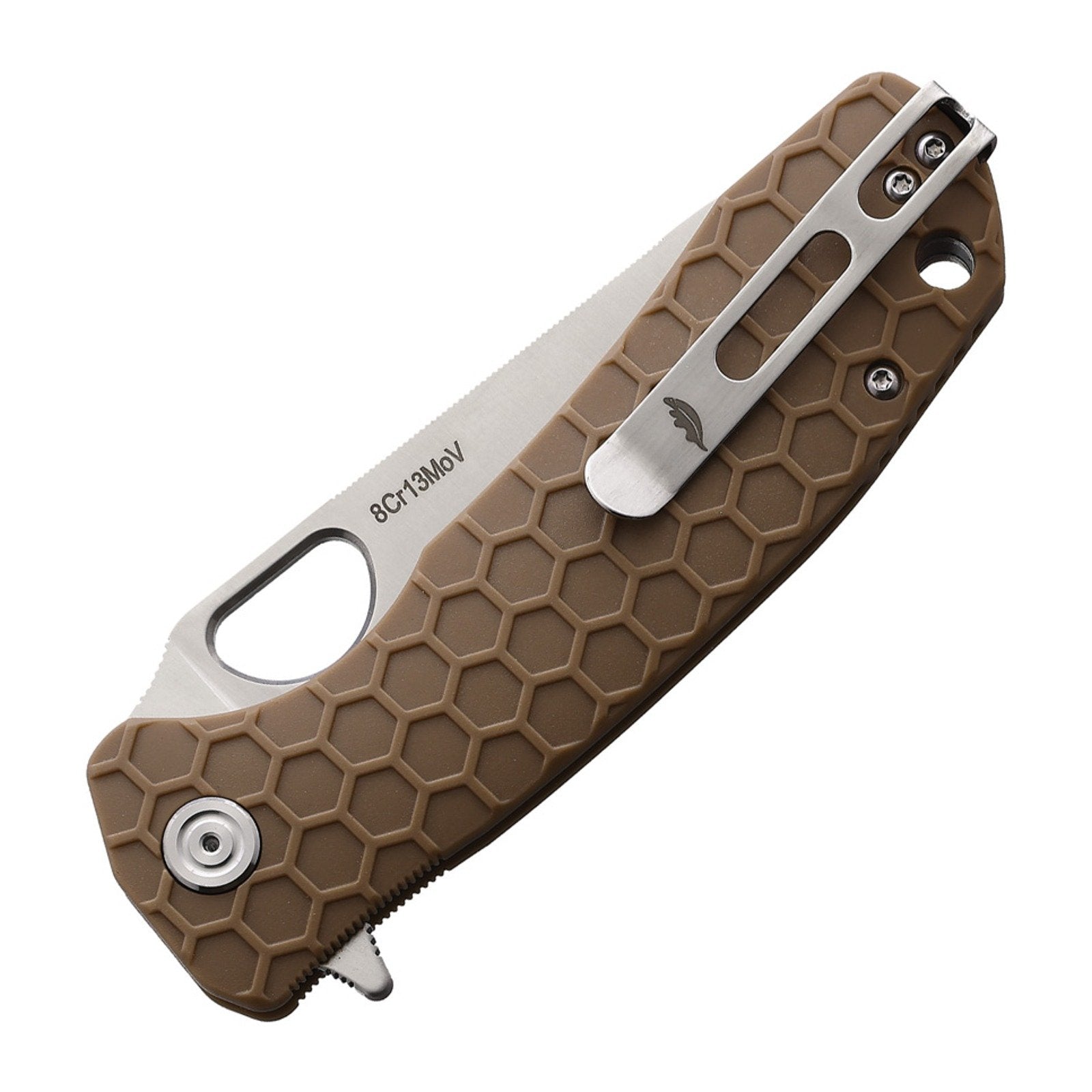 Honey Badger Knives Large Leaf HB1289 8Cr13MoV Folding Knife - 8Cr13MoV, Leaf, FRN (Fiber Reinforced Nylon) product view 2