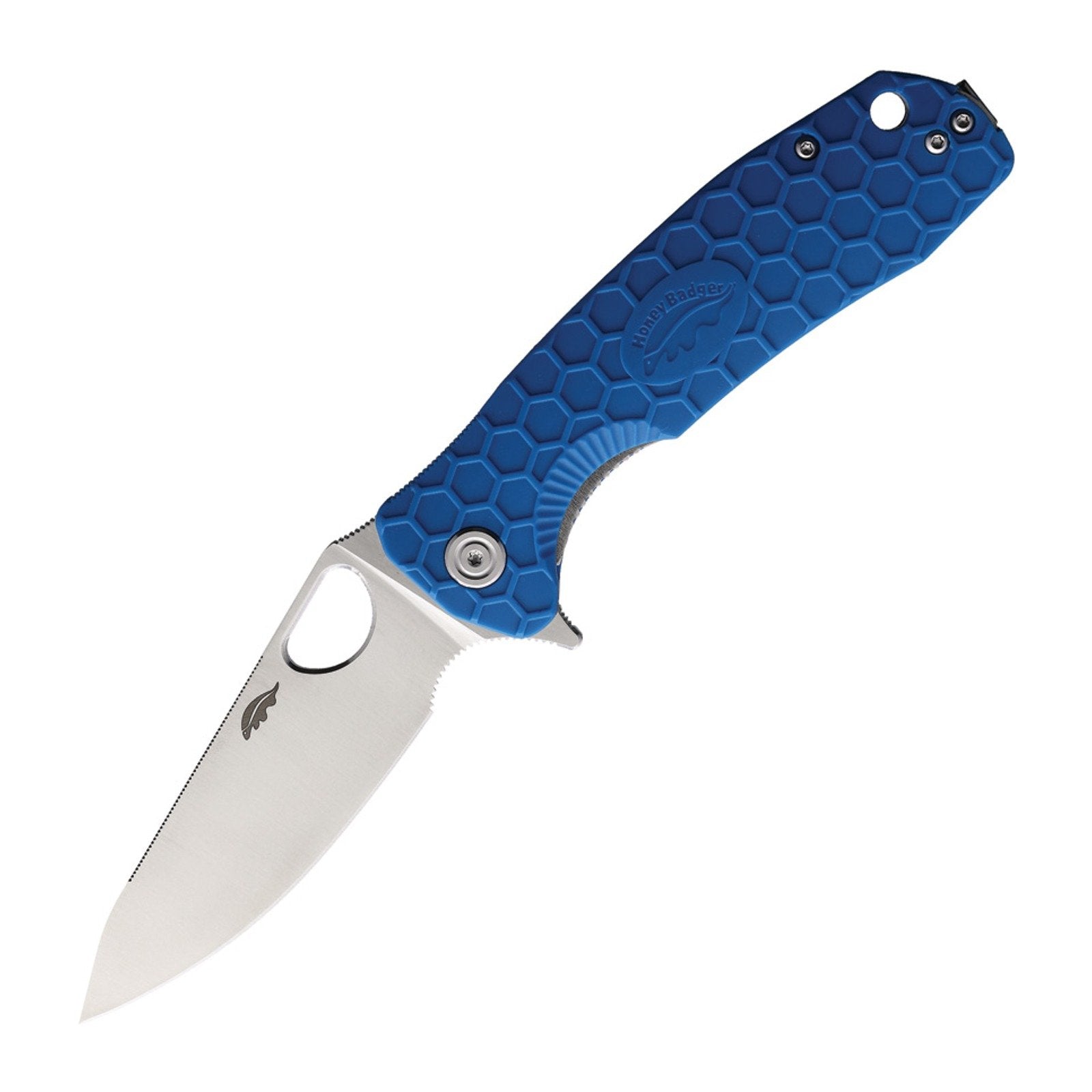 Honey Badger Knives Large Leaf HB1291 8Cr13MoV Folding Knife - 8Cr13MoV, Leaf, FRN (Fiber Reinforced Nylon) product photo