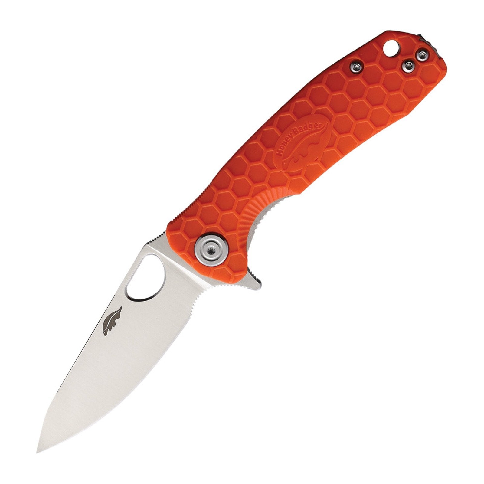 Honey Badger Knives Small Leaf HB1313 8Cr13MoV Folding Knife - 8Cr13MoV, Leaf, FRN (Fiber Reinforced Nylon) product photo