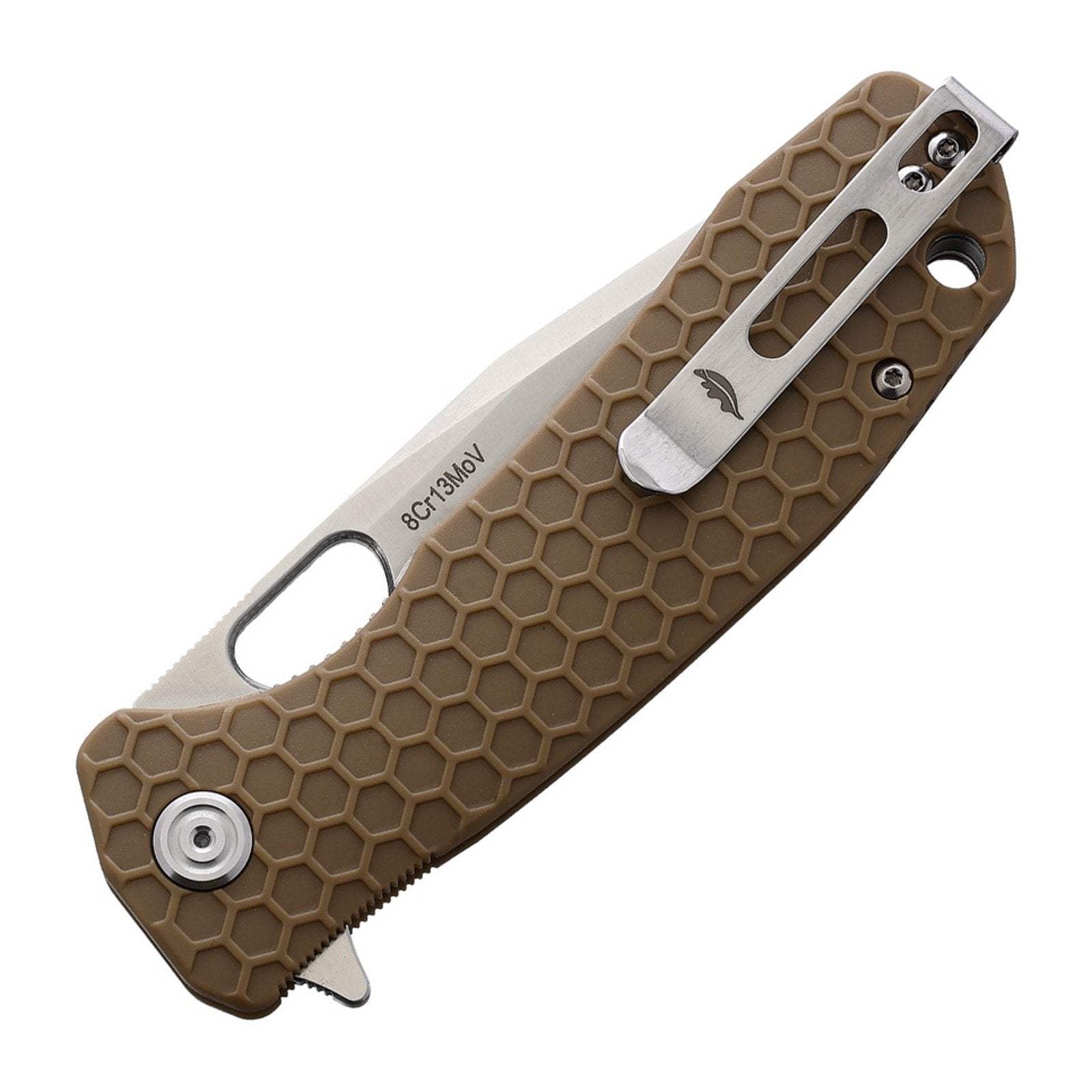 Honey Badger Knives Large Tanto HB1322 8Cr13MoV Folding Knife - 8Cr13MoV, Tanto, FRN (Fiber Reinforced Nylon) product view 2