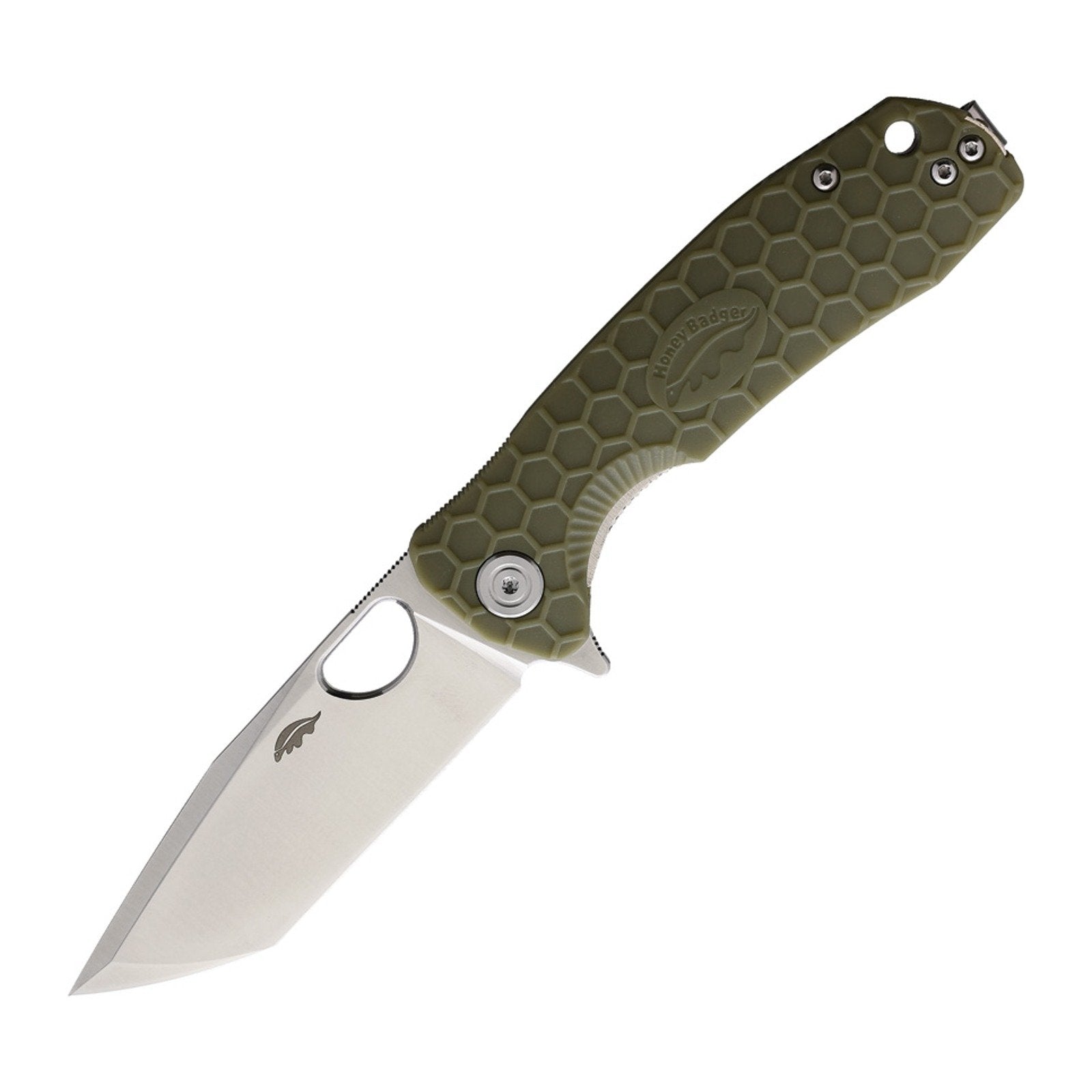 Honey Badger Knives Medium Tanto HB1333 8Cr13MoV Folding Knife - 8Cr13MoV, Tanto, FRN (Fiber Reinforced Nylon) product photo