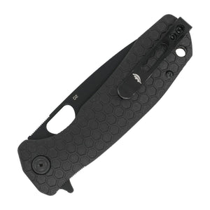 Honey Badger Knives Large Drop Point D2 Folding Knife - D2, Drop Point, Black product view 2