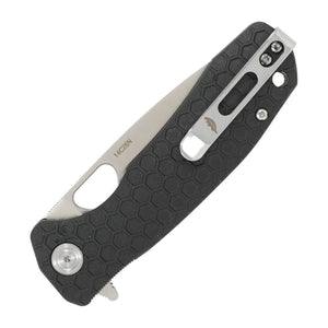 Honey Badger Knives Medium Drop Point 14C28N Folding Knife - 14C28N, Drop Point, Black product view 2
