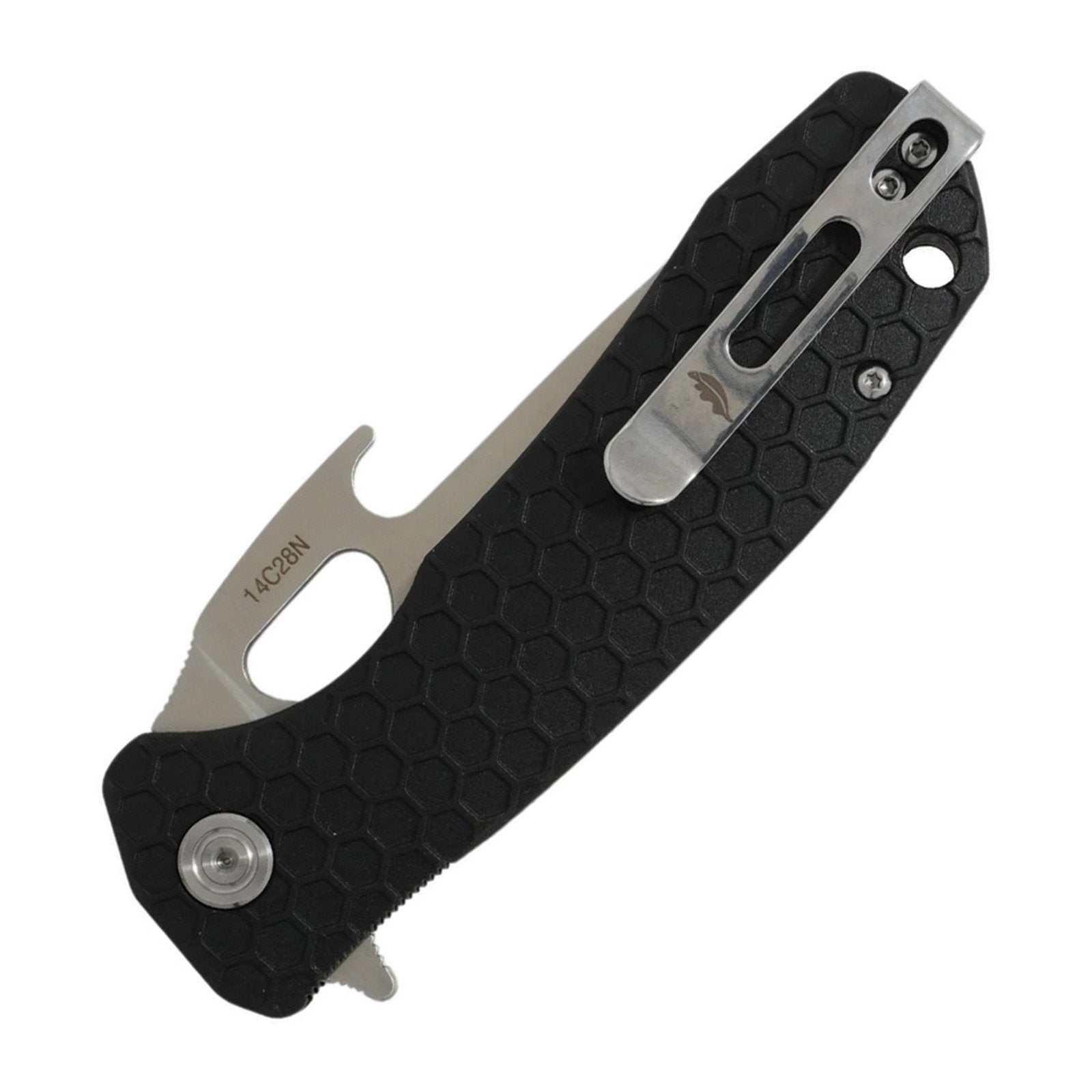 Honey Badger Knives Large Opener HB1681 14C28N Folding Knife - 14C28N, Opener, Black product view 2