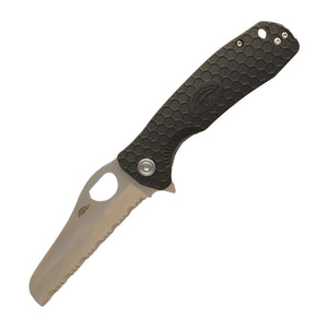 Honey Badger Knives Large Rescue HB1741 Serrated Folding Knife - 8Cr13MoV, Rescue, FRN (Fiber Reinforced Nylon) product photo