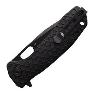 Honey Badger Knives Large Tanto D2 Black Folding Knife - D2, Tanto, FRN (Fiber Reinforced Nylon) product view 2