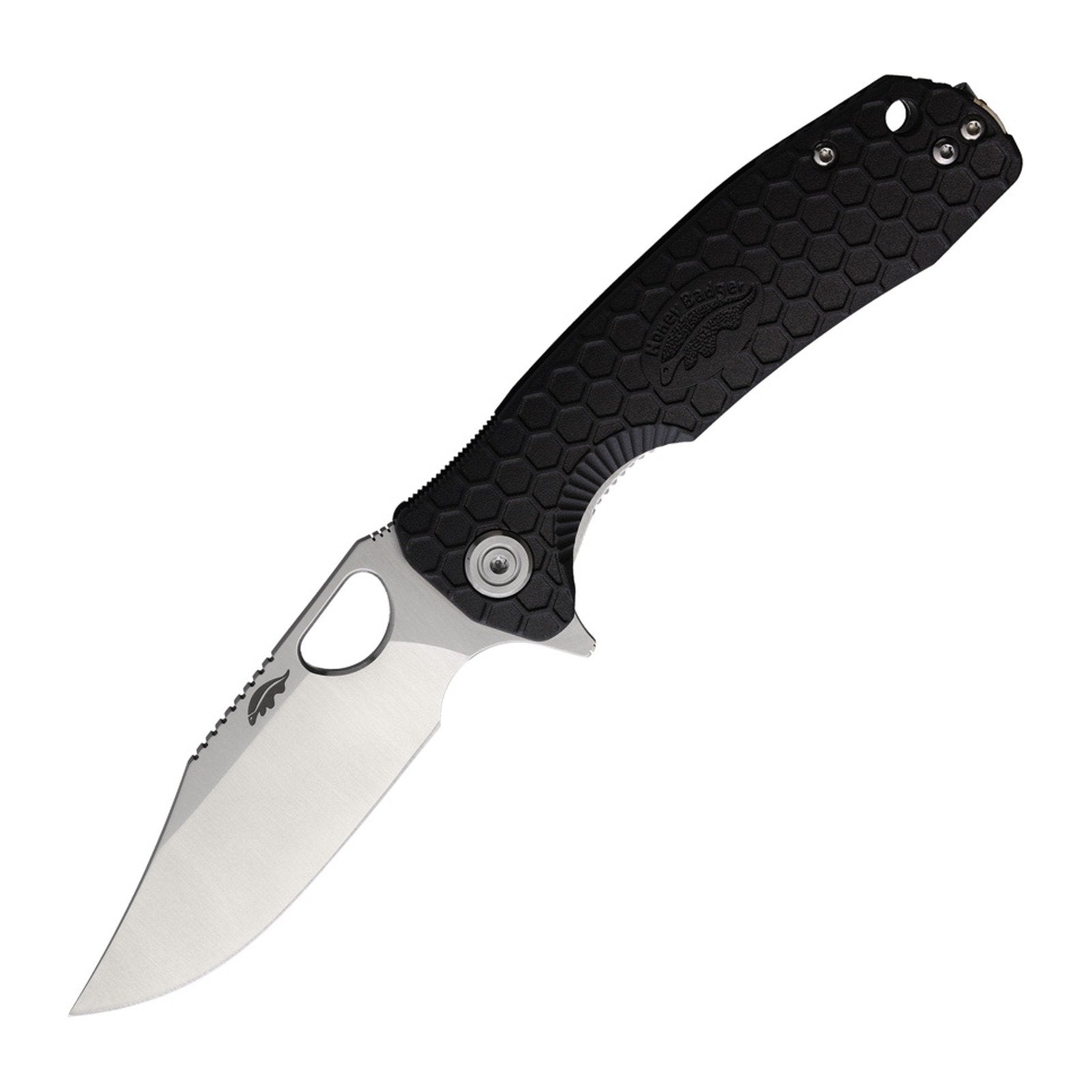 Honey Badger Knives Medium Clip Point 8Cr13MoV Folding Knife - 8Cr13MoV, Clip Point, FRN (Fiber Reinforced Nylon) product