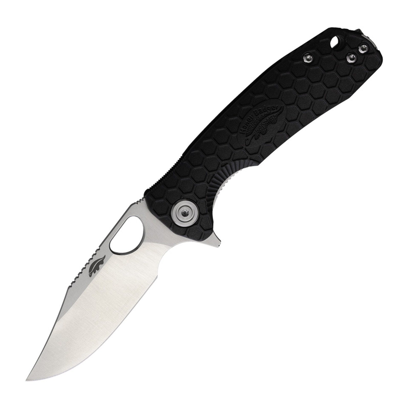 Honey Badger Knives Small Clip Point HB4075 Folding Knife - 8Cr13MoV, Clip Point, FRN (Fiber Reinforced Nylon) product photo
