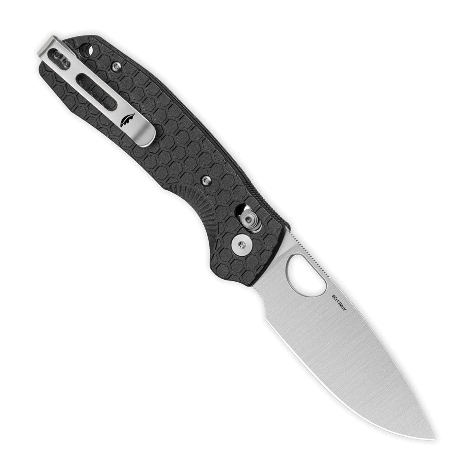 Honey Badger Knives HB6001 Crossbolt 8Cr13MoV Folding Knife - 8Cr13MoV, Drop Point, FRN (Fiber Reinforced Nylon) product view