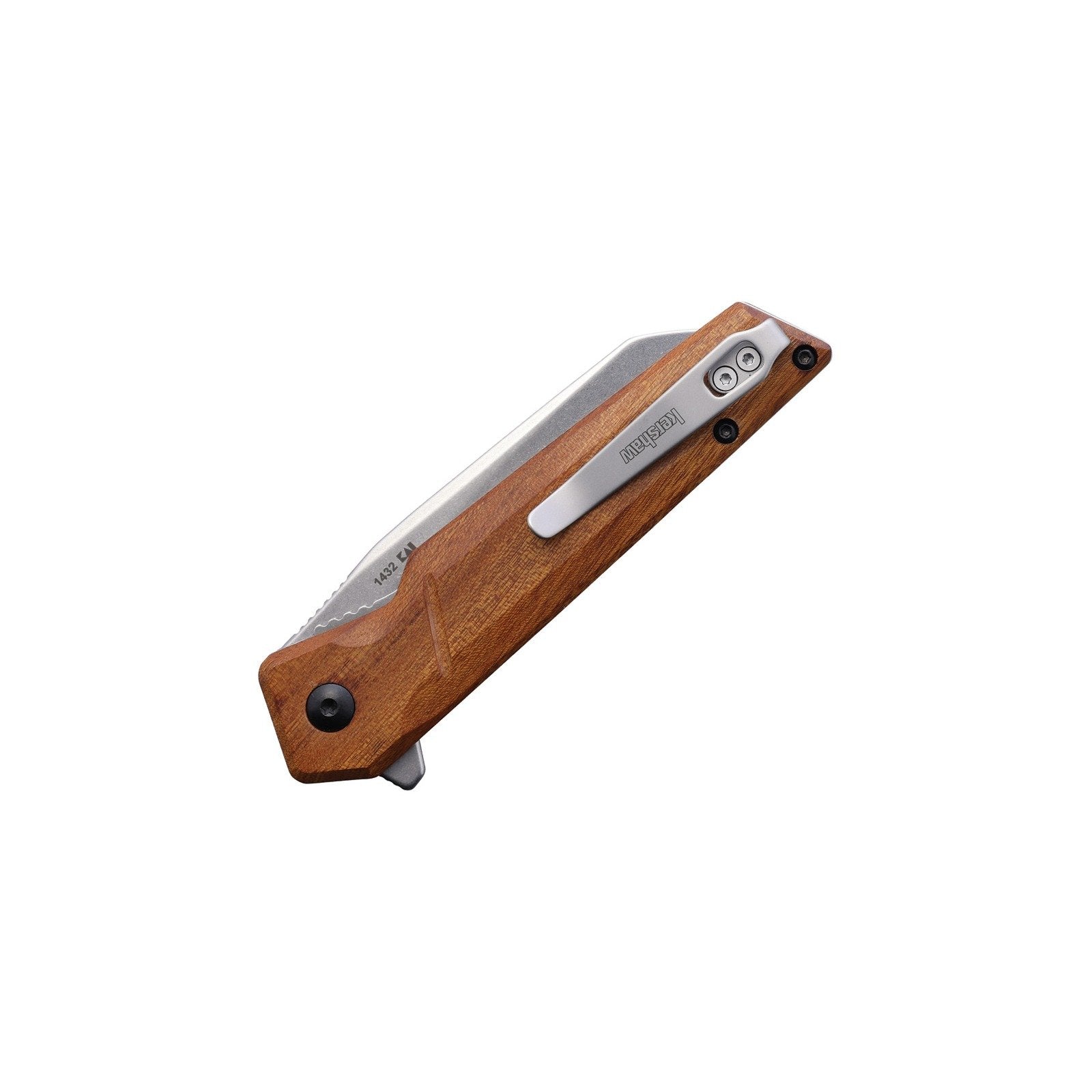 Kershaw Avert Wood Wharncliffe Assisted Folding Knife - product view 2