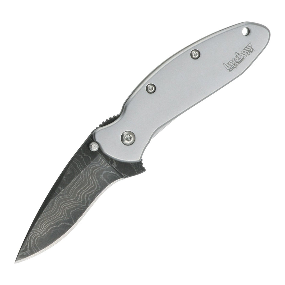 Kershaw Scallion Damascus Assisted Folding Knife - product photo