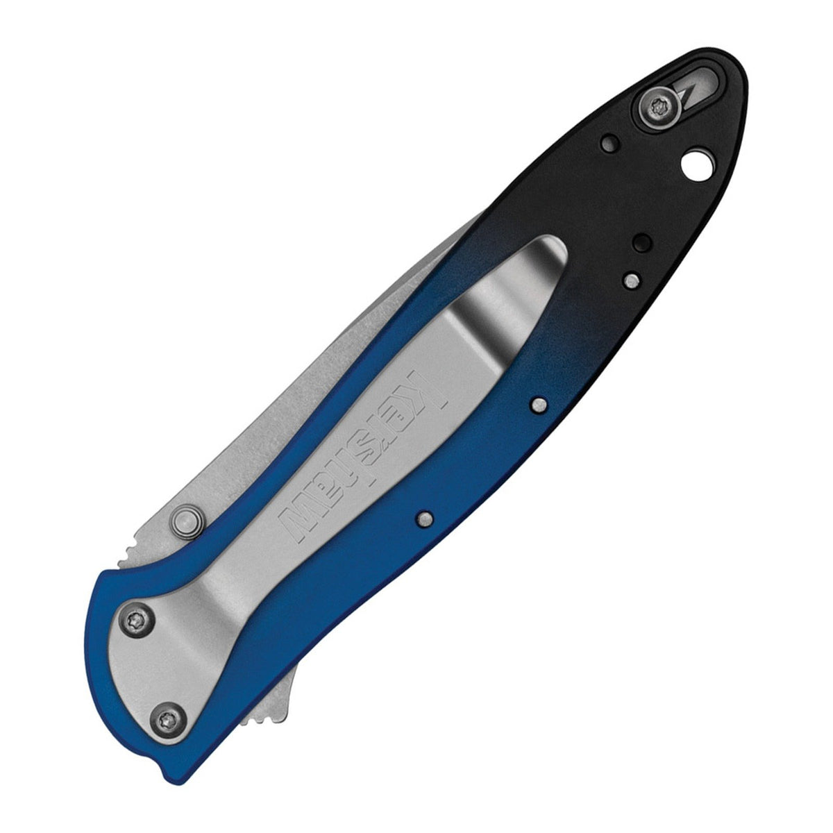 Kershaw Leek MagnaCut Assisted Opening Gradient Blue CPM MagnaCut Assisted Folding Knife - product view 2