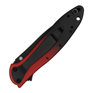 Kershaw Leek Gradient Red CPM MagnaCut Assisted Folding Knife - product view 2