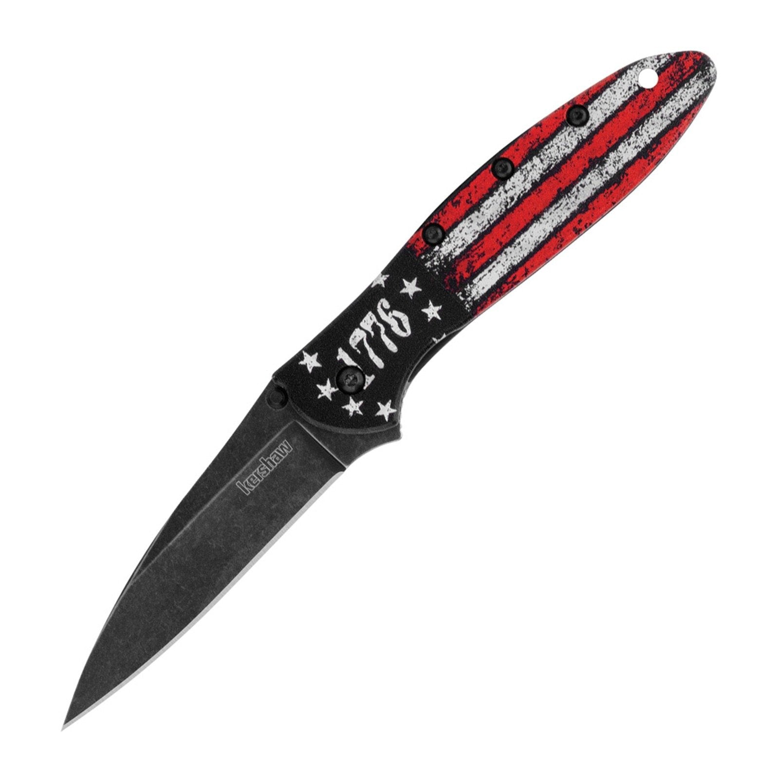 Kershaw Leek 1660ROSSBW Assisted 14C28N Folding Knife - 14C28N, Wharncliffe, Aluminum product photo