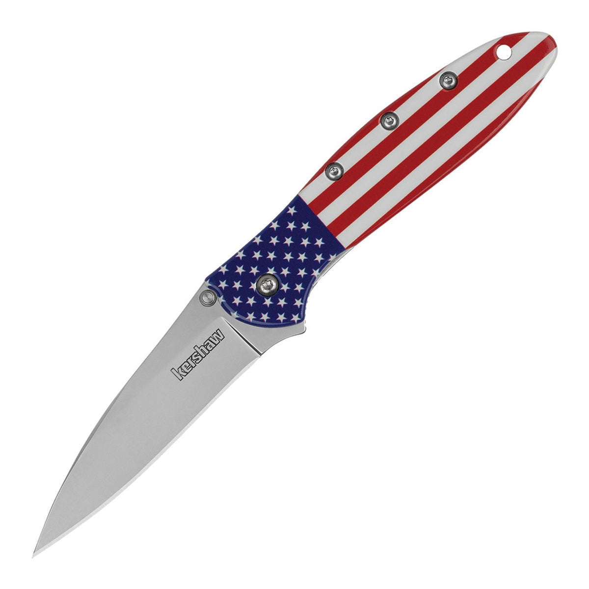 Kershaw Leek USA Flag 14C28N Assisted Folding Knife - product photo