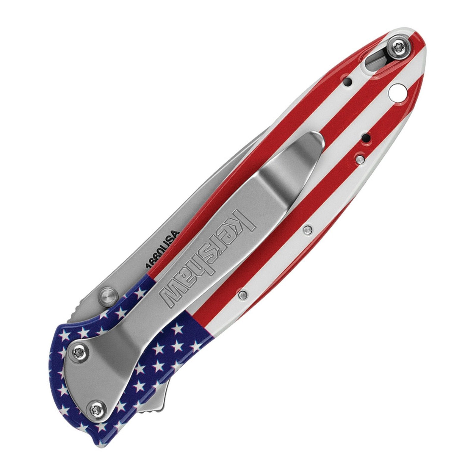 Kershaw Leek USA Flag 14C28N Assisted Folding Knife - product view 2