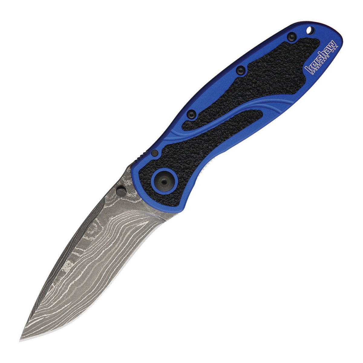 Kershaw Blur Damascus Assisted Folding Knife - product photo