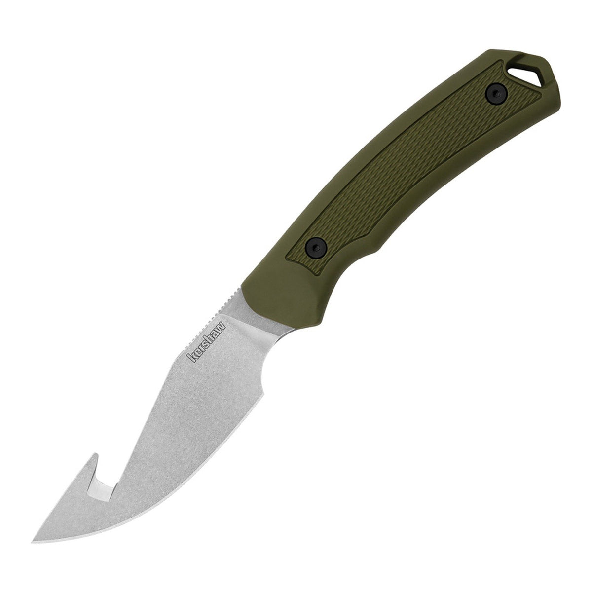 Kershaw Deschutes Skinner, Gut Hook D2 Fixed Blade - product photo
