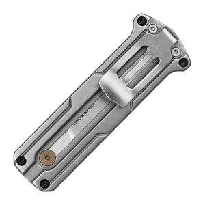 Kershaw Cybernet Gray Stainless Steel D2 Folding Knife - D2, Spear Point, Stainless Steel product view 2