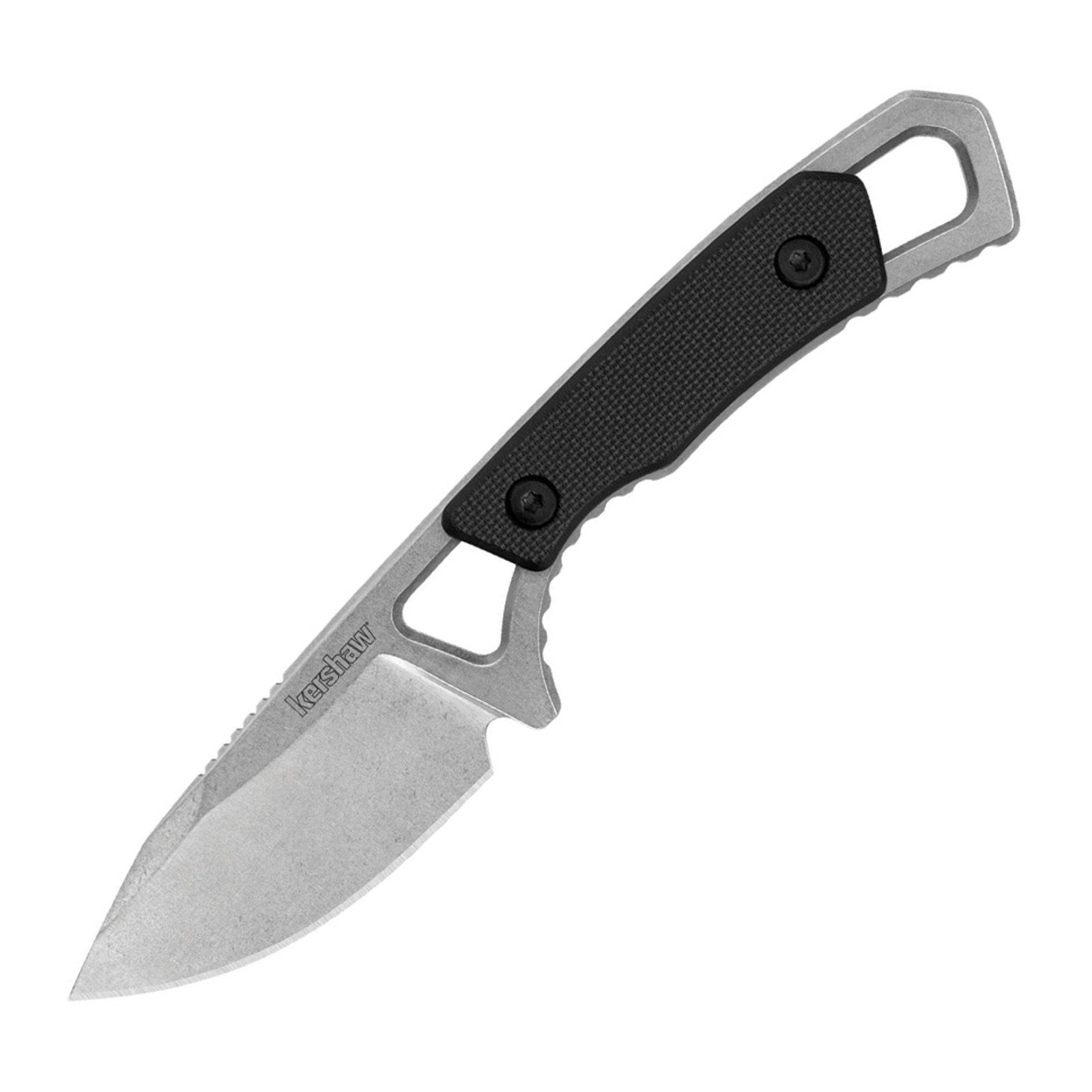 Kershaw Brace Black GFN 8Cr13MoV Fixed Blade - 8Cr13MoV, Drop Point, GFN product photo