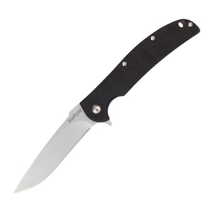 Kershaw Chill Black G-10 8Cr13MoV Folding Knife - 8Cr13MoV, Drop Point, G-10 product photo