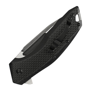 Kershaw Flourish G-10 with Carbon Fiber Overlay 8Cr13MoV Folding Knife - 8Cr13MoV, Drop Point, G-10 / Carbon Fiber Overlay