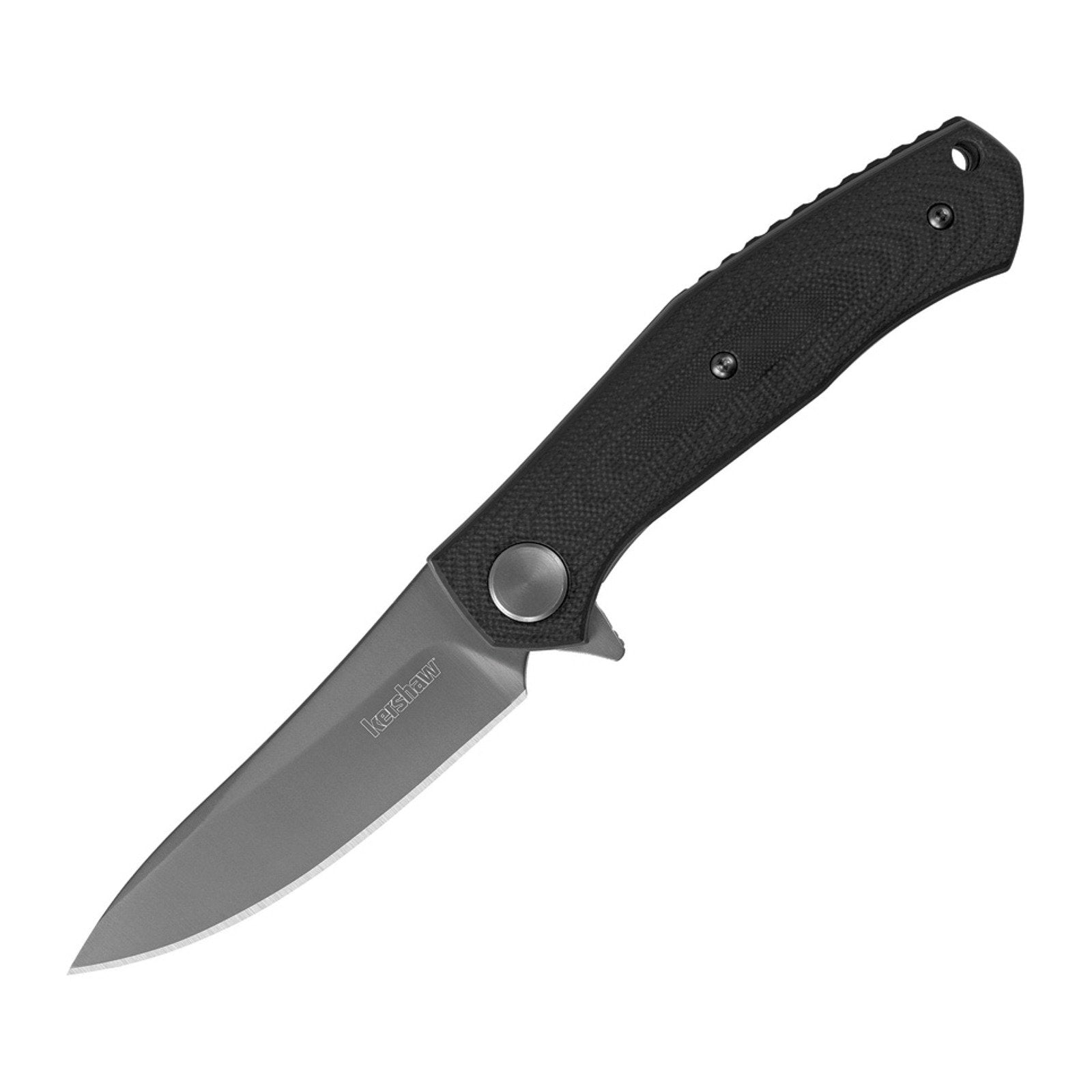 Kershaw Concierge Black G-10 8Cr13MoV Folding Knife - 8Cr13MoV, Drop Point, G-10 product photo