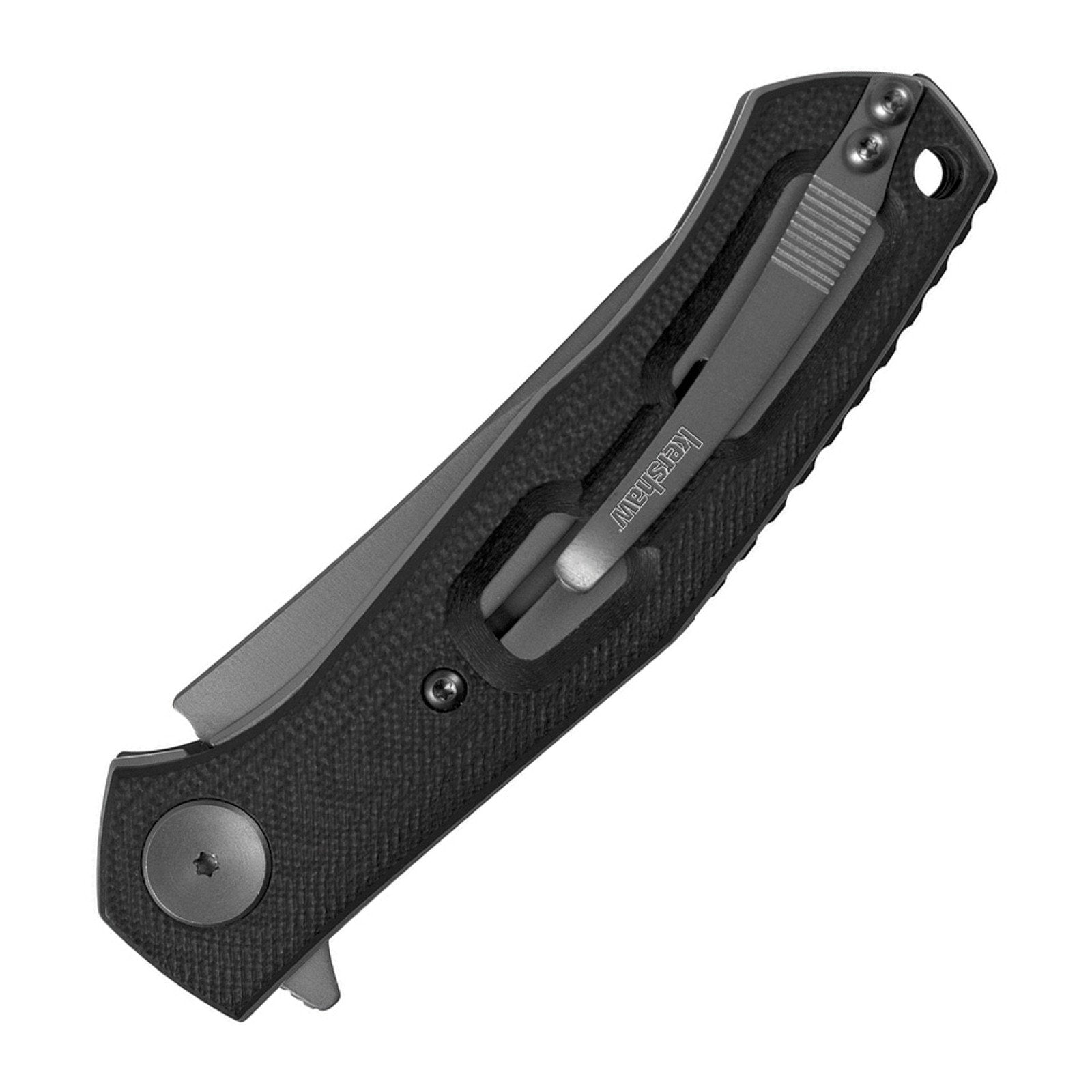 Kershaw Concierge Black G-10 8Cr13MoV Folding Knife - 8Cr13MoV, Drop Point, G-10 product view 2