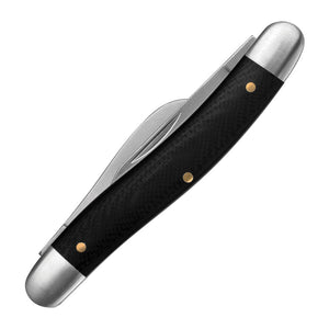 Kershaw Brandywine Black G-10 7Cr17MoV Folding Knife - 7Cr17MoV, Clip Point, Other, Sheepsfoot, G-10 product photo