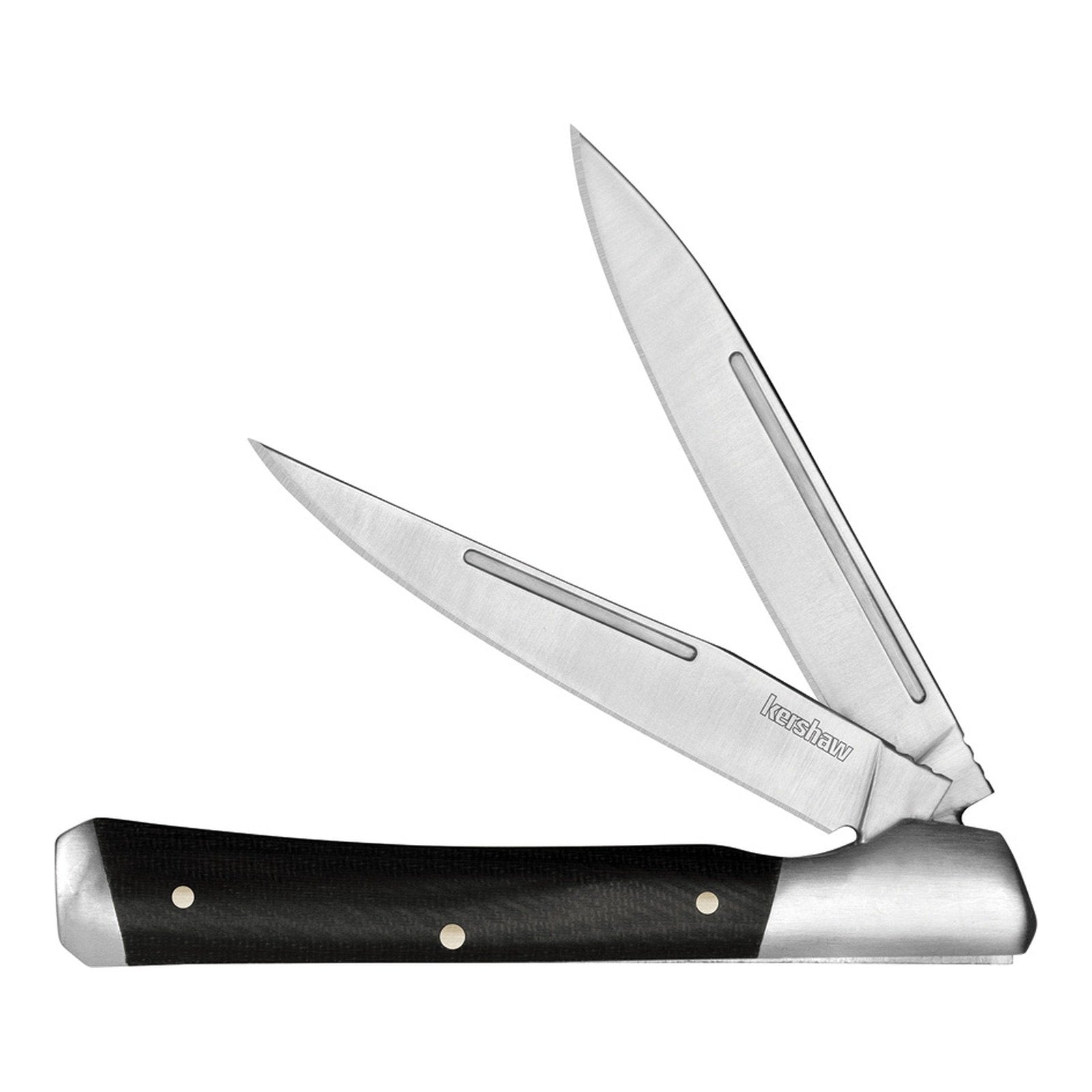 Kershaw Allegory Micarta, stainless steel bolsters 7Cr17MoV Folding Knife - product photo