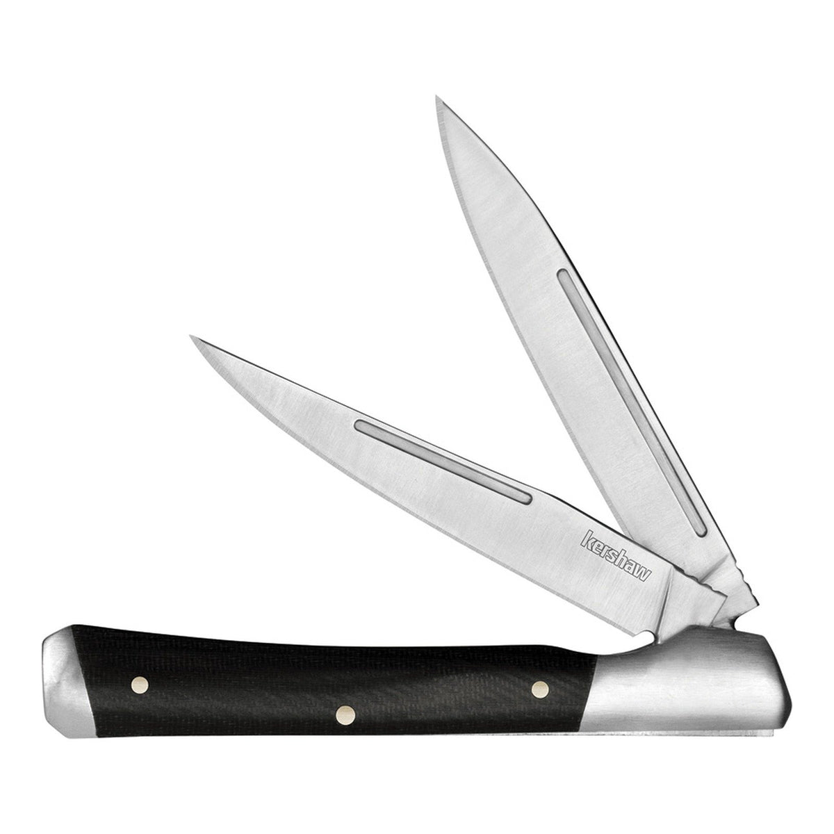 Kershaw Allegory Micarta, stainless steel bolsters 7Cr17MoV Folding Knife - product photo