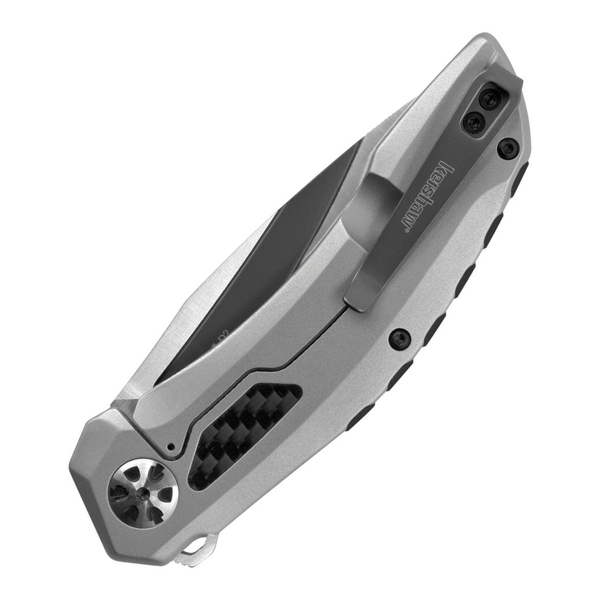 Kershaw Norad Stainless steel, carbon fiber inserts D2 Folding Knife - product view 2