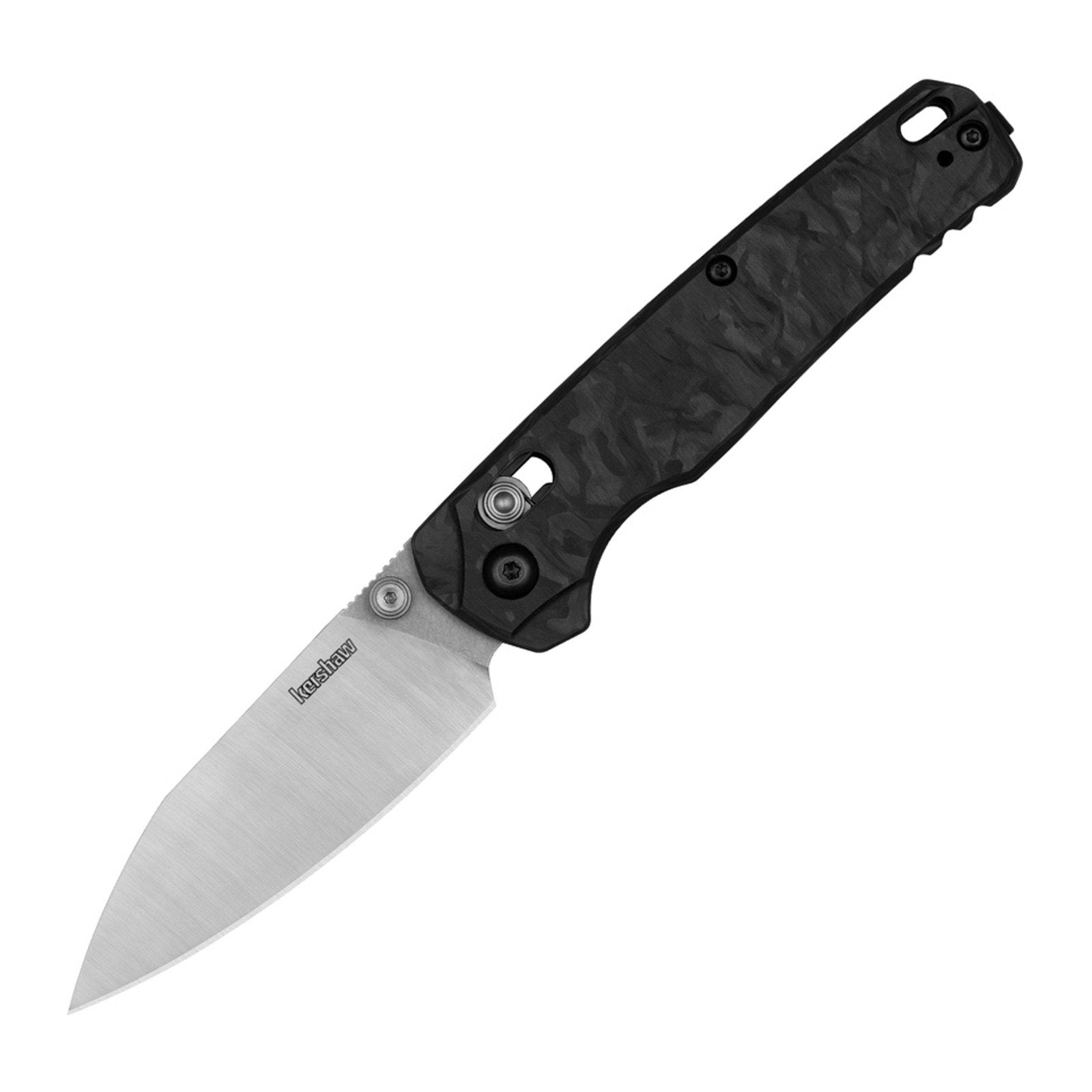 Kershaw Bel Air Carbon Fiber CPM MagnaCut Folding Knife - CPM MagnaCut, Reverse Tanto, Carbon Fiber product photo