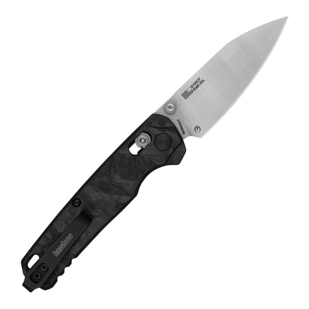 Kershaw Bel Air Carbon Fiber CPM MagnaCut Folding Knife - product view 3