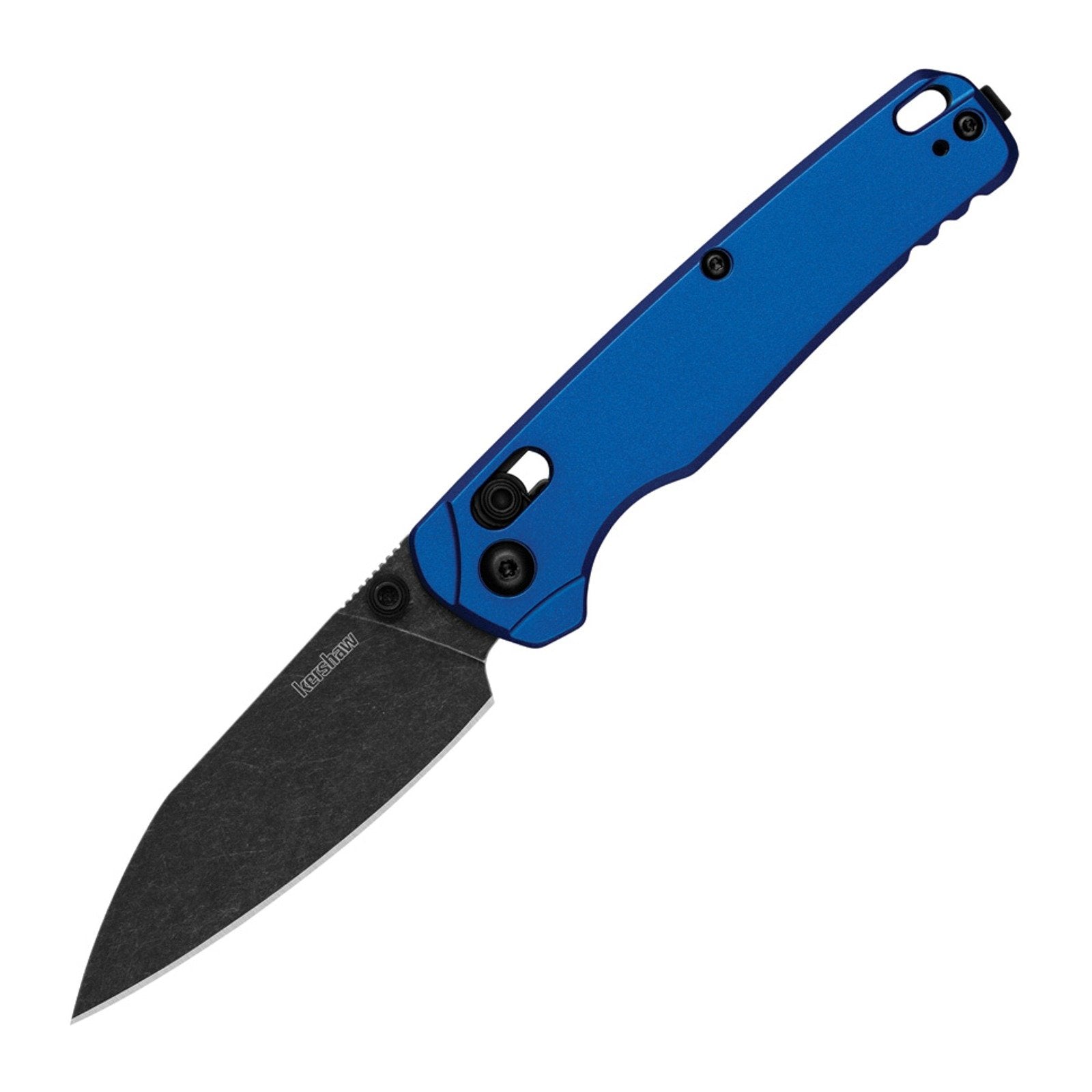 Kershaw Bel Air Blue Aluminum CPM MagnaCut Folding Knife - CPM MagnaCut, Reverse Tanto, Aluminum product photo